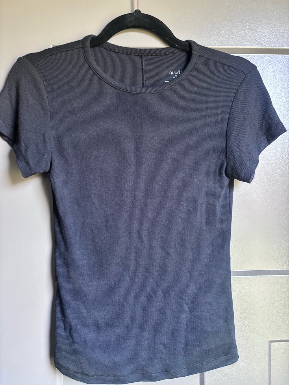 Nuuds slinky rib short sleeve